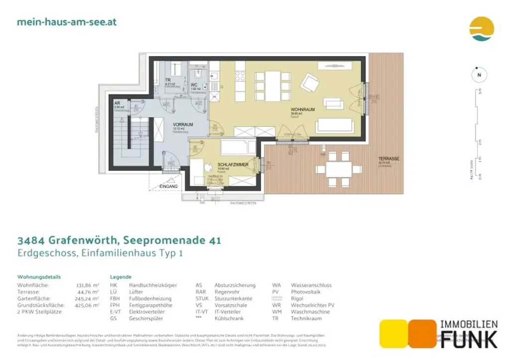 Mein Haus am See. Sonnenweiher Grafenwörth. Open House am Fr.,10.10., 14 bis 17 Uhr.