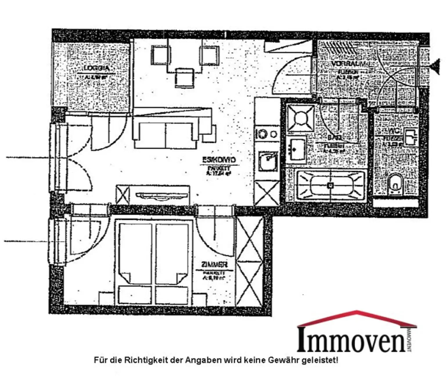 2-Zimmerwohnung mit sehr guter Infrastruktur (Mietbeginn 01.10.2025)