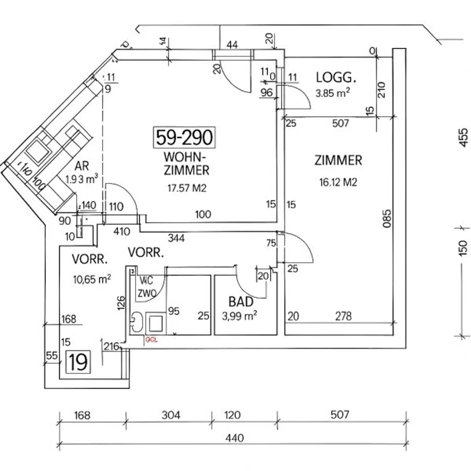 Ruhige 2-Zimmer-Wohnung mit Loggia beim Feilplatz – Nähe U3 Hütteldorfer Straße