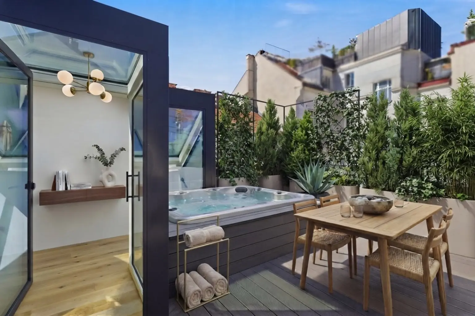 Visual Dachterrasse | EXKLUSIVE DG Maisonette ++ mit ZWEI TERRASSEN | Prima Service Immobilien
