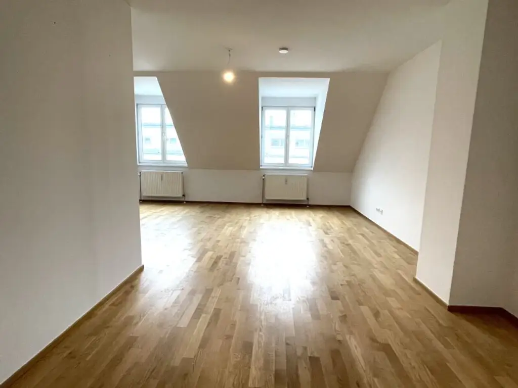Helle Dachgeschosswohnung  im 20. Bezirk - 2-Zimmer Wohnung mit Weitblick