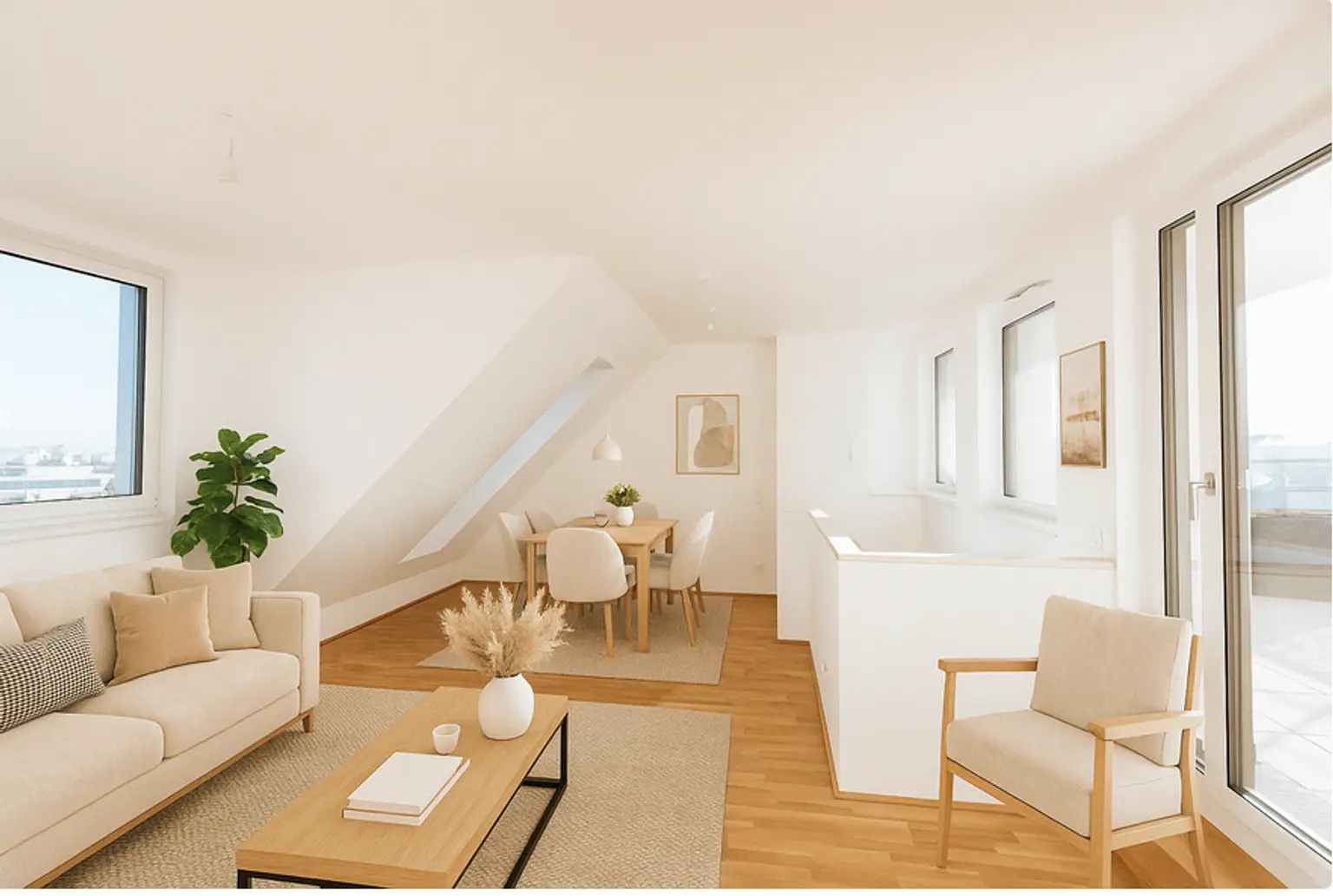 DACHGESCHOSS-MAISONETTE MIT STIL&WEITBLICK! PROVISIONSFREI!