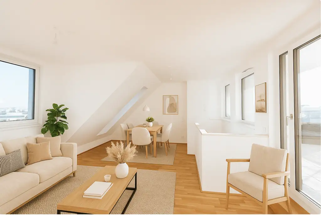 DACHGESCHOSS-MAISONETTE MIT STIL&WEITBLICK! PROVISIONSFREI!