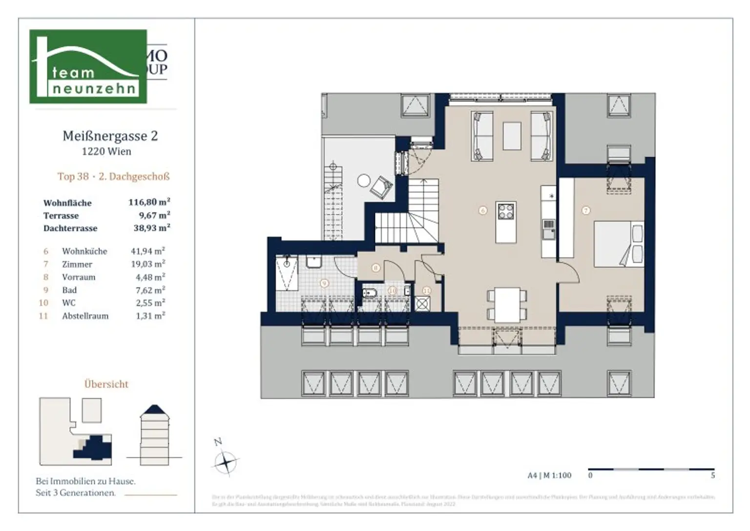 Generalsanierter Stilaltbau in der Donaustadt. Fertigstellung bereits erfolgt – sofort beziehbar! SOMMERAKTION - KÜCHE INKLUSIVE. - WOHNTRAUM