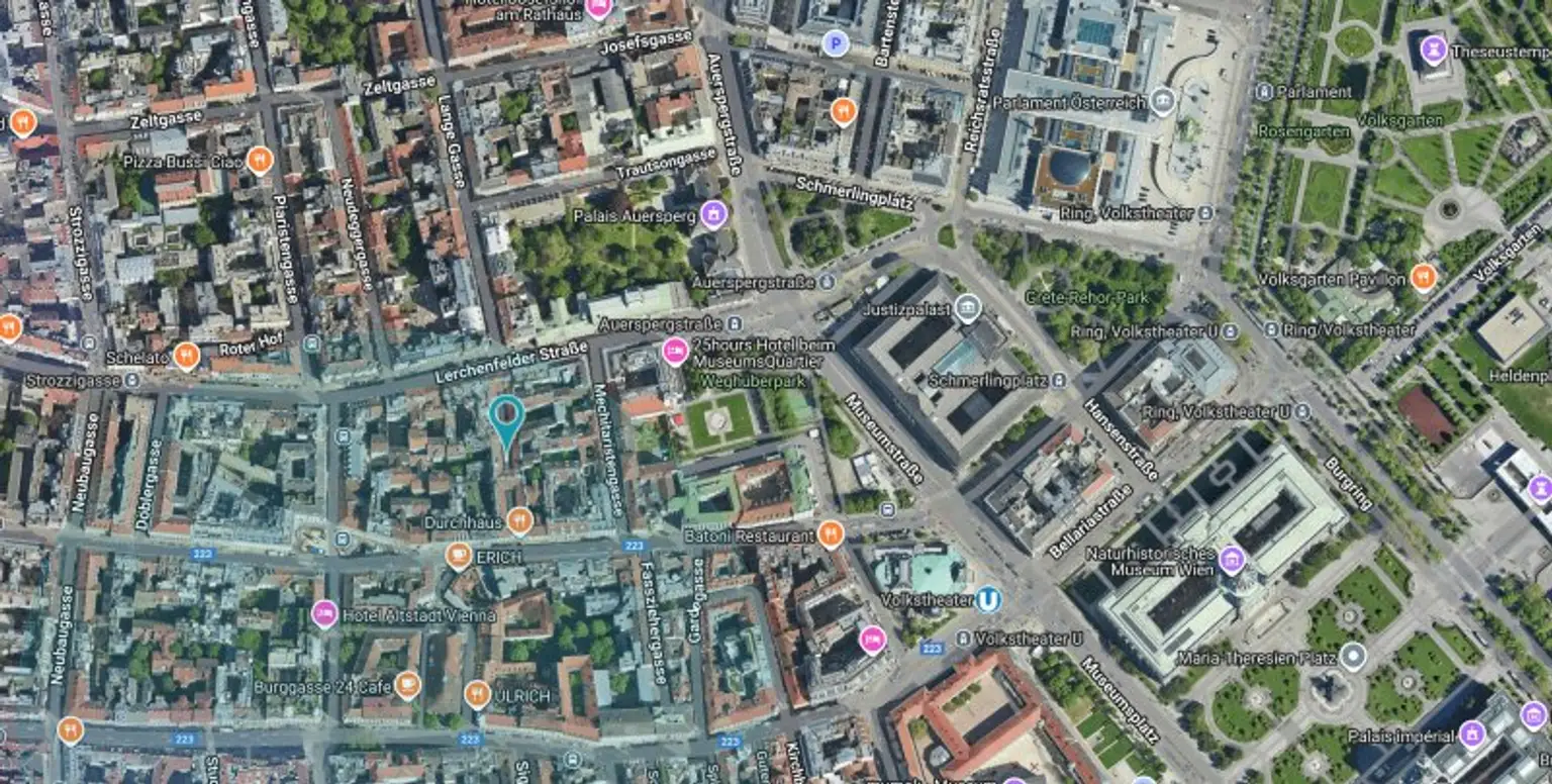 WOHNEN im 7-ten HIMMEL - INNENSTÄDTISCHE EigentumsWohnung - ELEGANTE Klassische Wiener-Altbau-Wohnung mit 2-Zimmern in Top Lage am SPITTELBERG - DURCHHAUS!