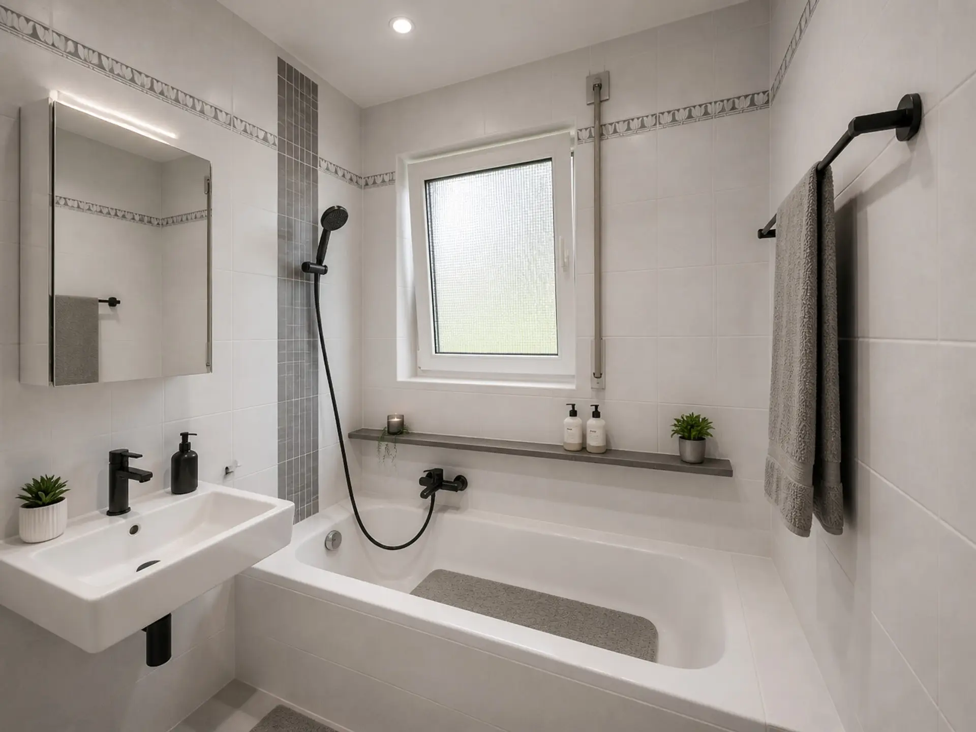 Badezimmer renoviert