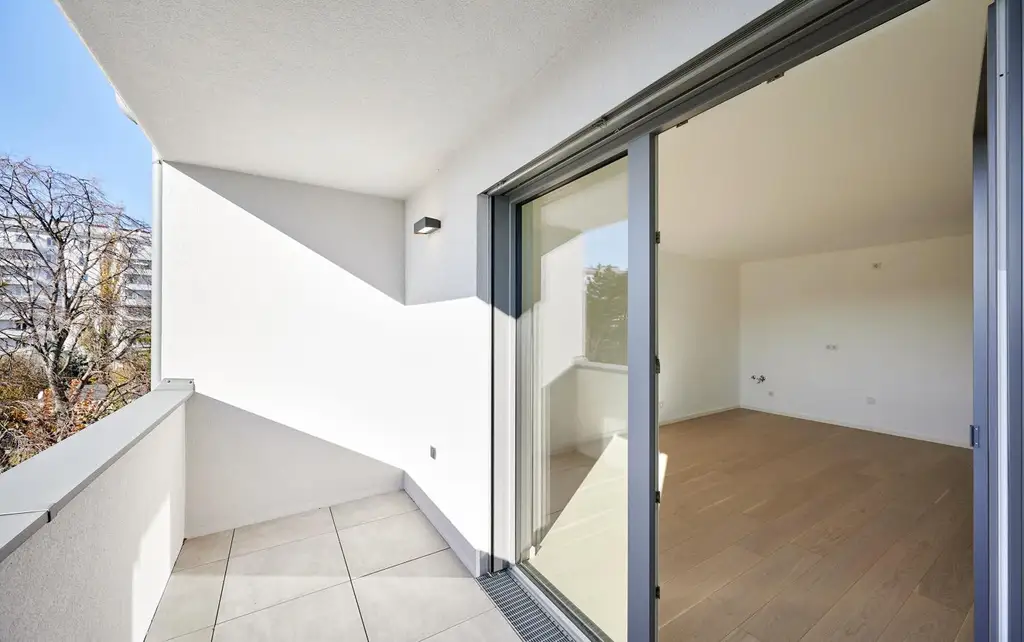 Naturnah wohnen, stadtnah leben – Ihre 3-Zimmer-Loggiawohnung 
mit Wohlfühlfaktor! ERSTBEZUG!