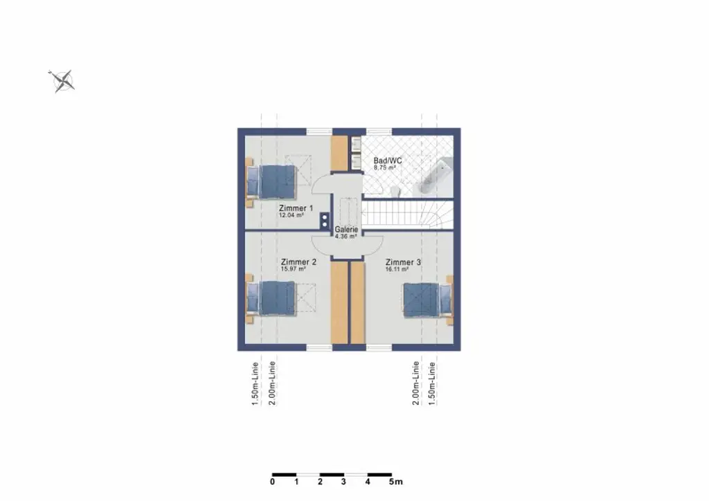 Ökologisch nachhaltiges Einfamilienhaus mit ERDWÄRME-Heizung in bester Lage von Bad Erlach