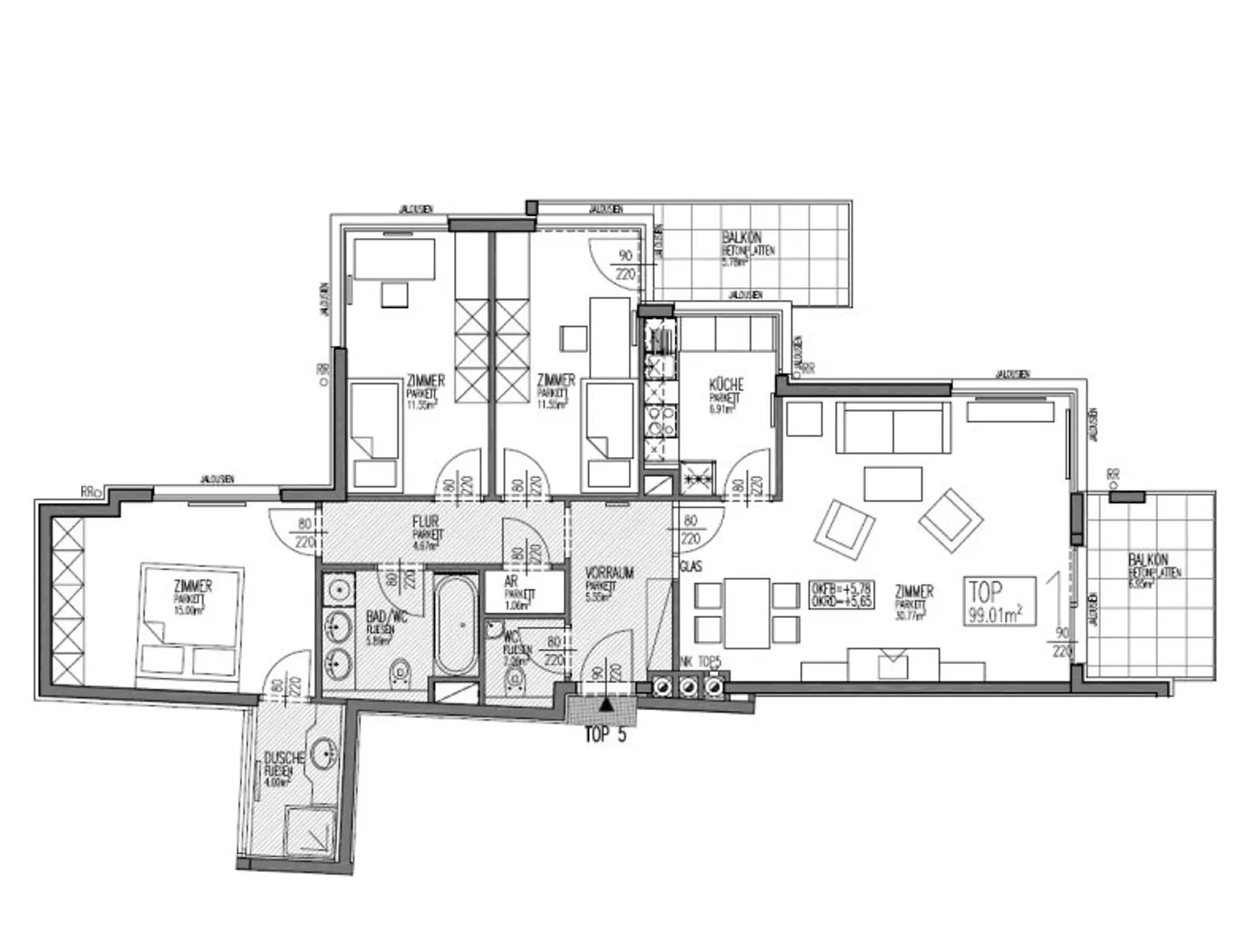 Großzügige 4-Zimmer-Wohnung mit idealer Aufteilung