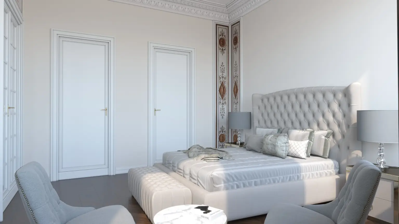 Top 4 Master Bedroom | ++ CITY-LUXUS in 1070 ++ HOCHWERTIGE WOHNUNG mit LOGGIA & STIL | Prima Service Immobilien