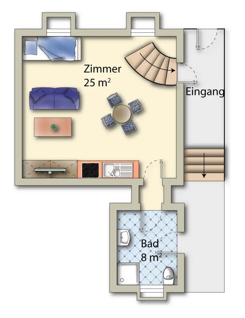 Vielseitiges Souterrain in begehrter Lage – Liechtensteinstraße, 1090 Wien