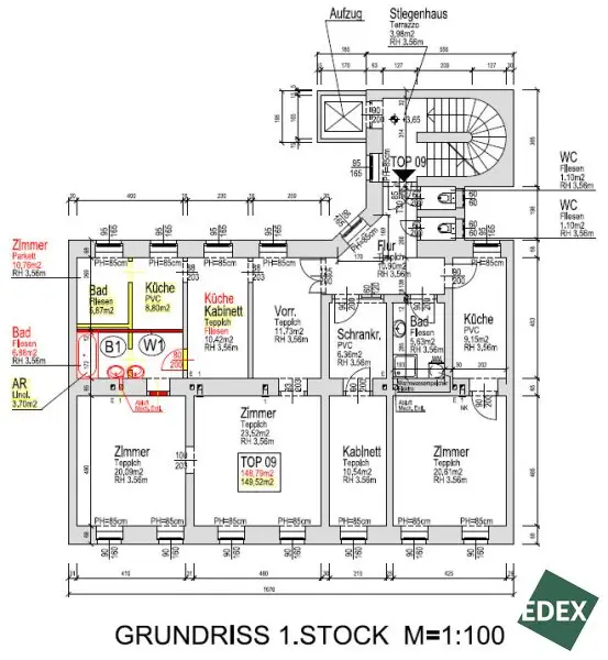 Charmante 5-Zimmer-Altbauwohnung nahe dem Schubertpark