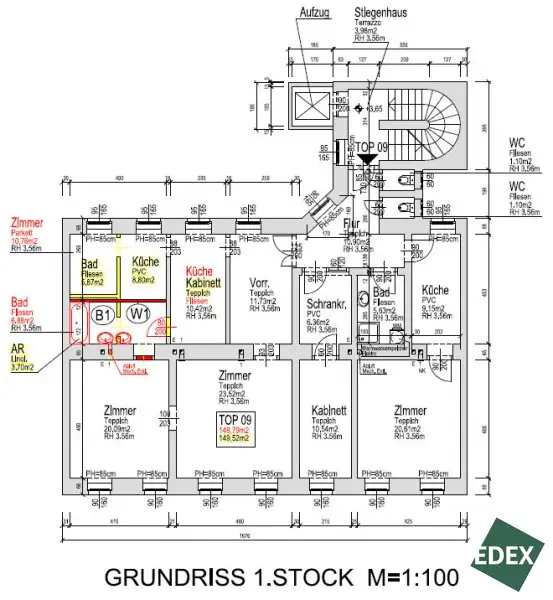 Charmante 5-Zimmer-Altbauwohnung nahe dem Schubertpark