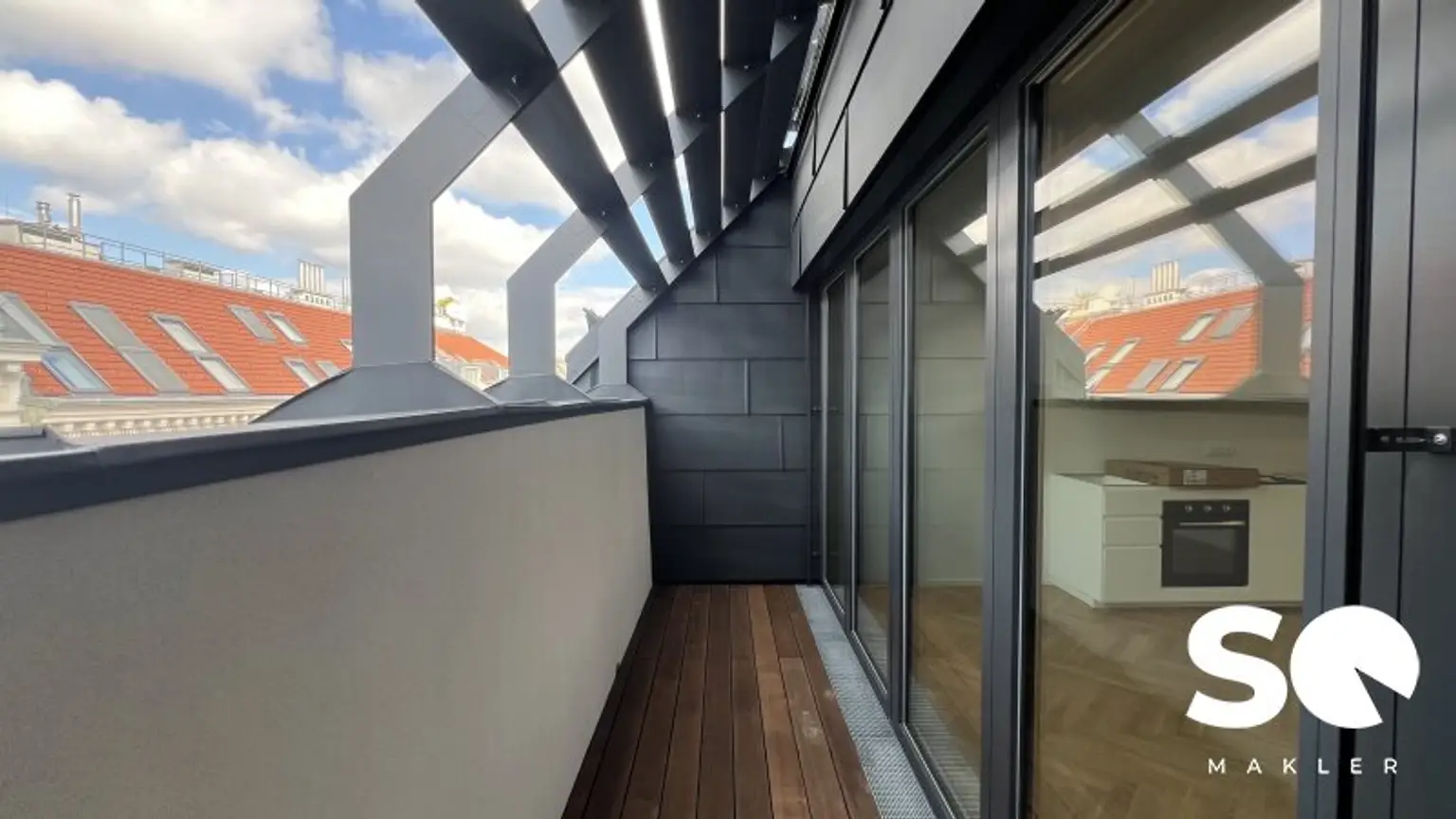 # SQ - EXKLUSIVE DACHGESCHOSSWOHNUNG IN 1030 WIEN - SEIDLGASSE - 2 ZIMMER und TERRASSE - TOP 12