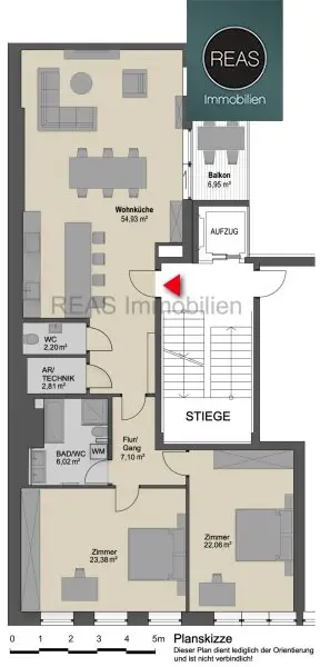 Provisionsfrei: Hochwertig ausgestattetes Apartment mit Balkon in Toplage nahe U3 Rochusgasse!