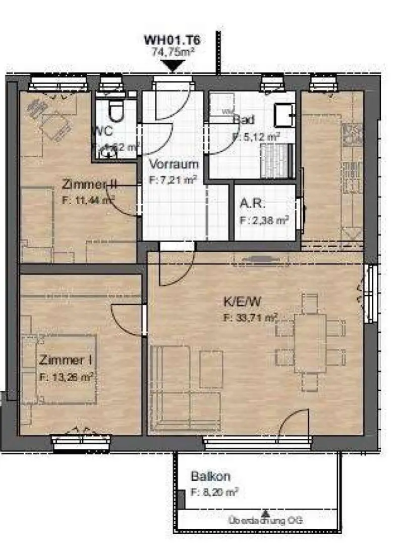 Neubauwohnung Top 6
