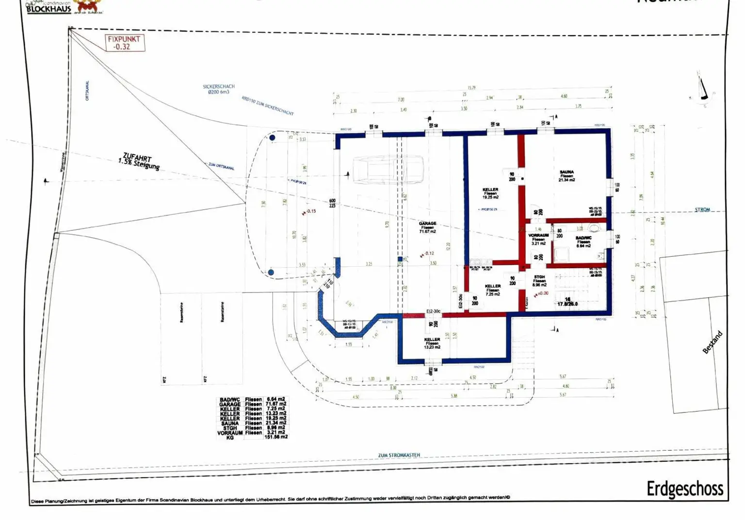 Plan Erdgeschoss