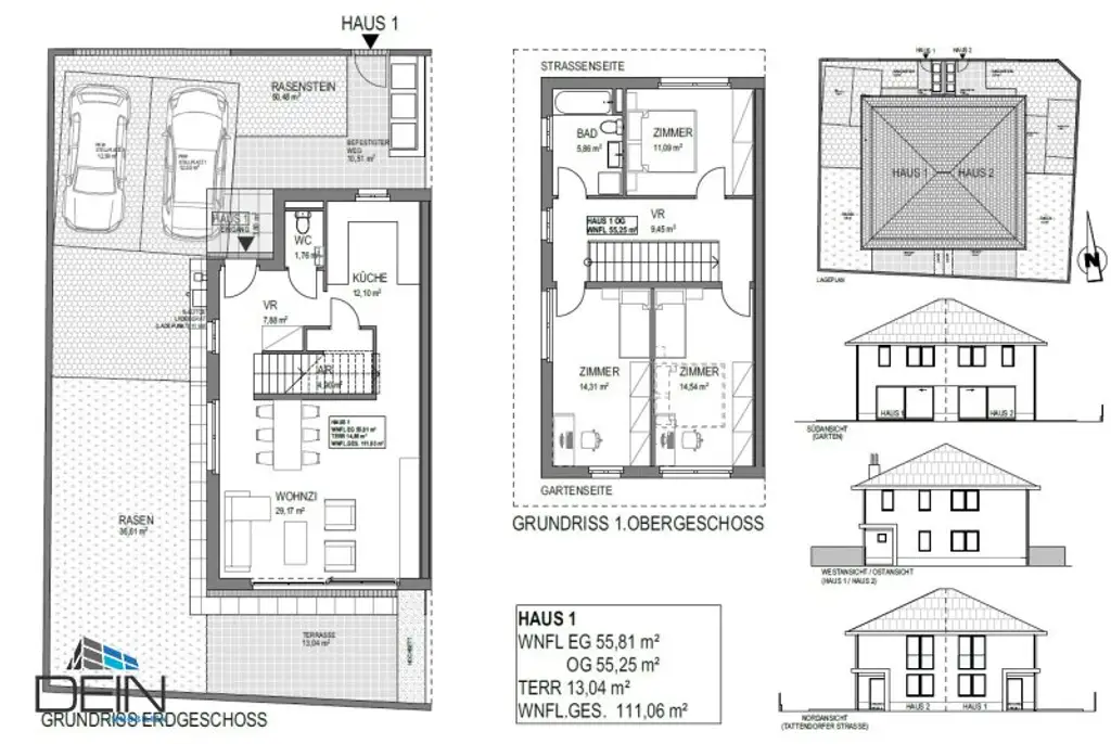 NEU! TRAUMHAFTE 4 ZIMMER DOPPELHAUSHÄLFTE MIT EIGENGARTEN NÄHE ZENTRUM UND BAHNHOF!