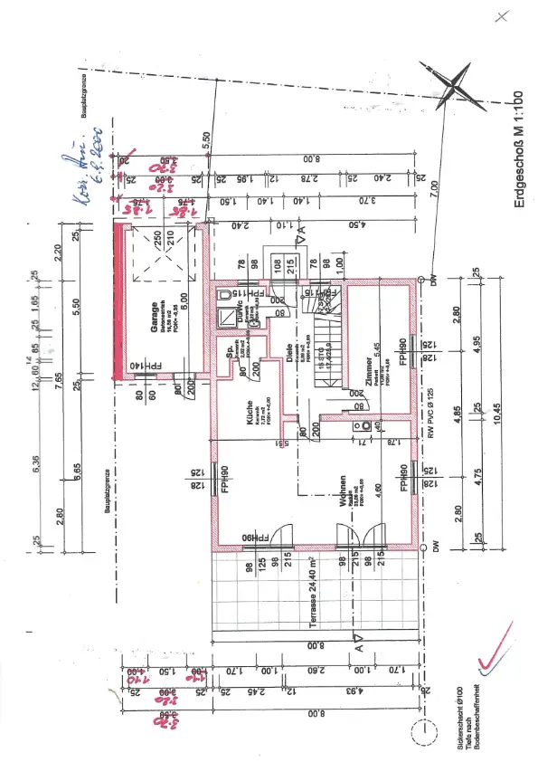 Grundriss EG und Garage