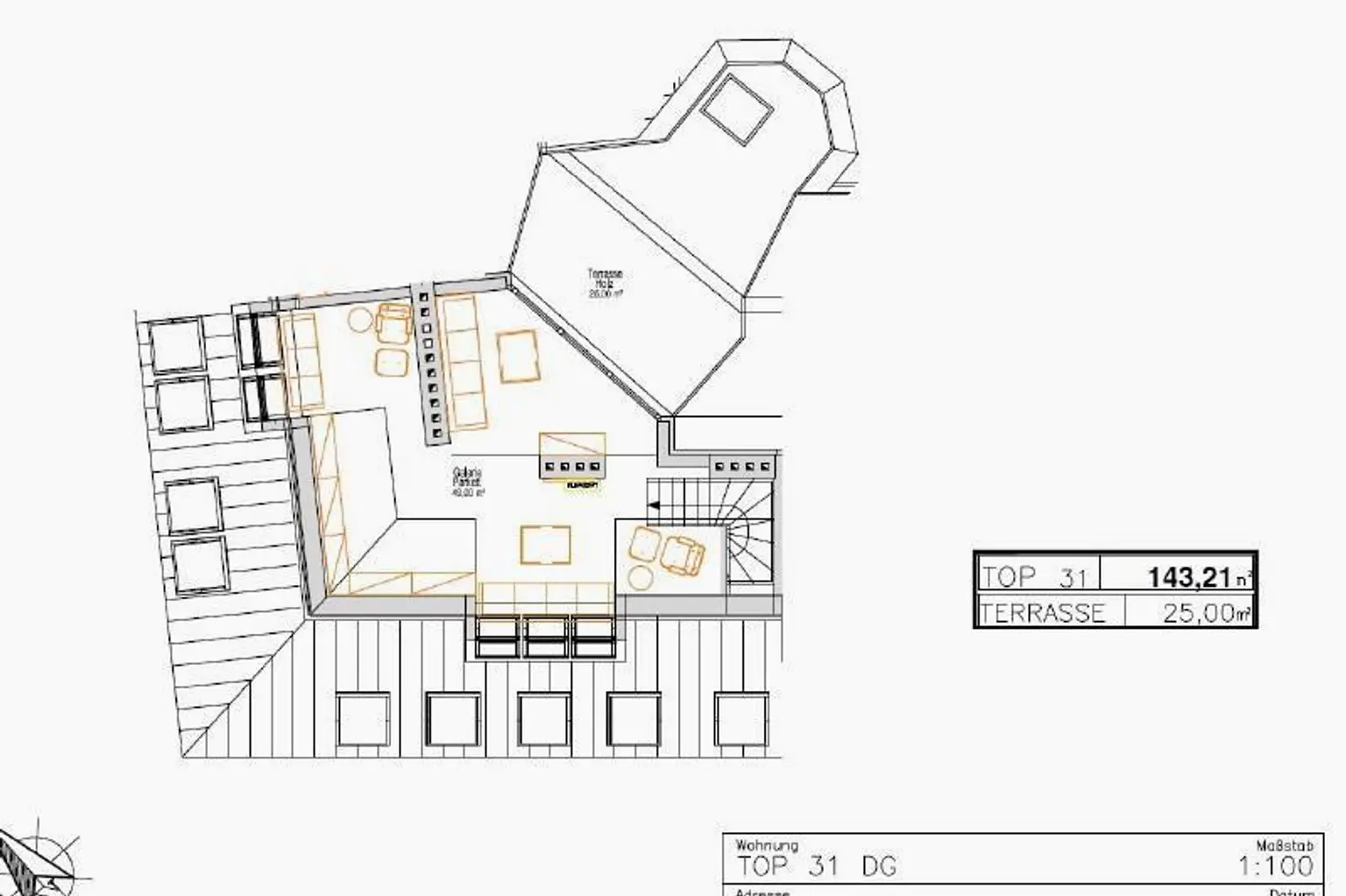 Staudgasse Obj.3341 Plan OG