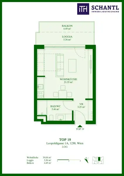 Kleine Wohnung - Große Freude! Großer, hofseitiger Balkon + Blick ins Grüne + Komplette Ruhelage + Energieeffizienz + Perfekte Anbindung und Nahversorgung! Jetzt zugfreifen!