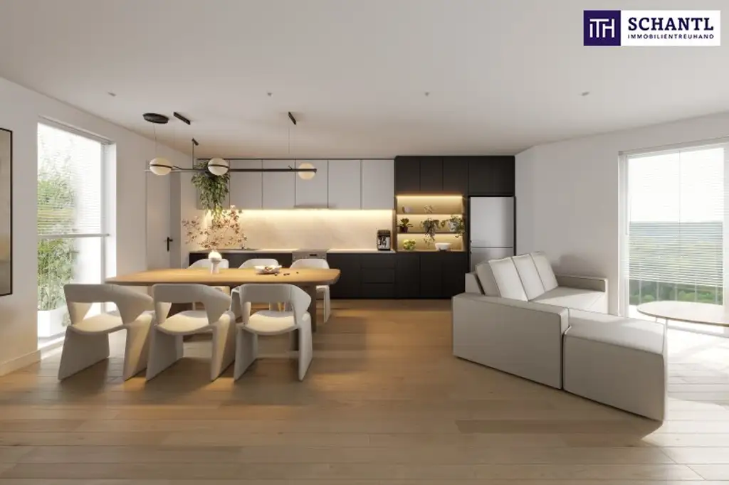 Erdgeschosswohnung mit Garten und Loggia im frechen FRANZ!