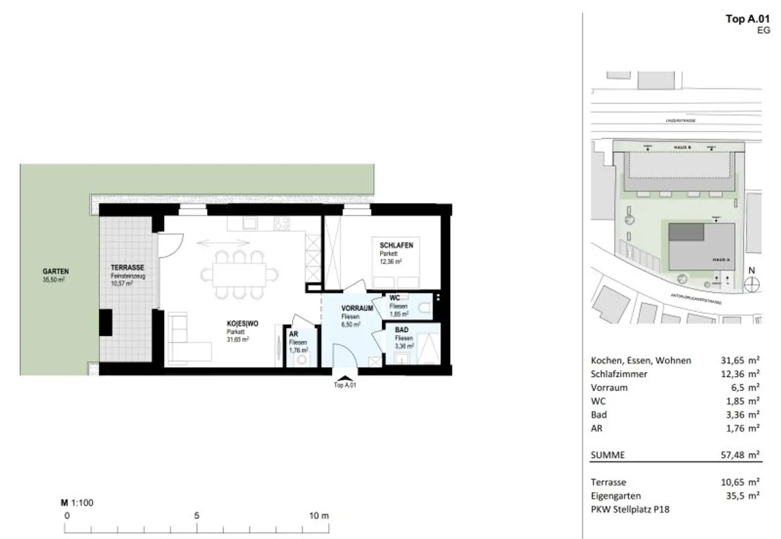 Liebevolle Gartenwohnung Top A.01 - Neubauprojekt SCHÖN | DORF | BLICK