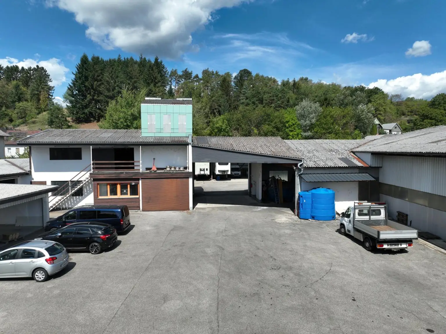 Überblick mit Rangier-Hof