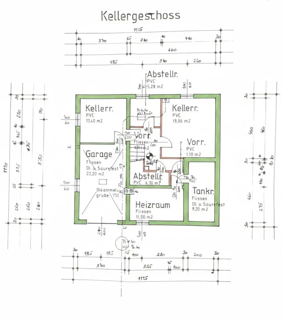 Grundriss Kellergeschoss