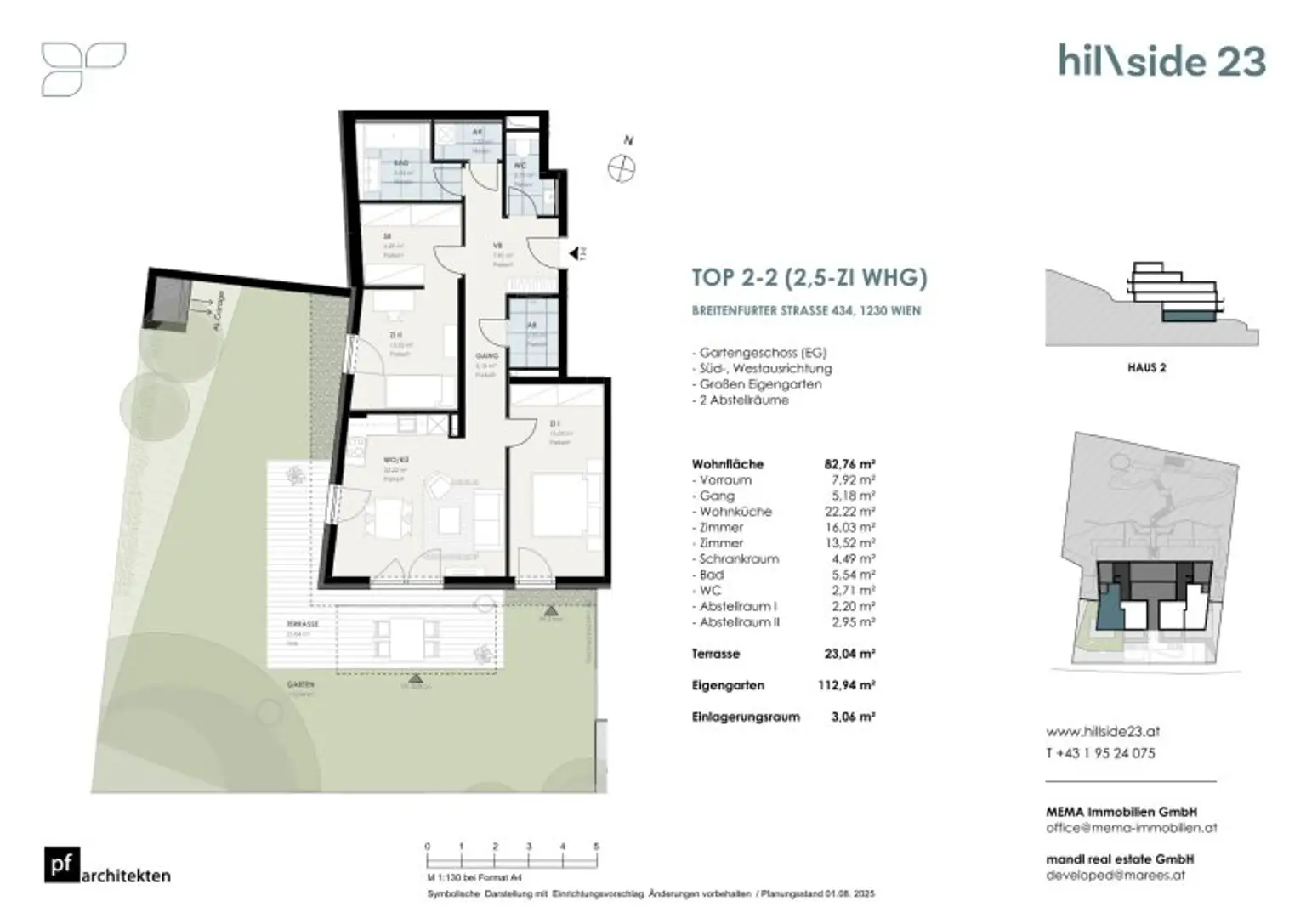 Familienfreundliche 3-Zimmer-Wohnung mit 112 m² Garten zu verkaufen!