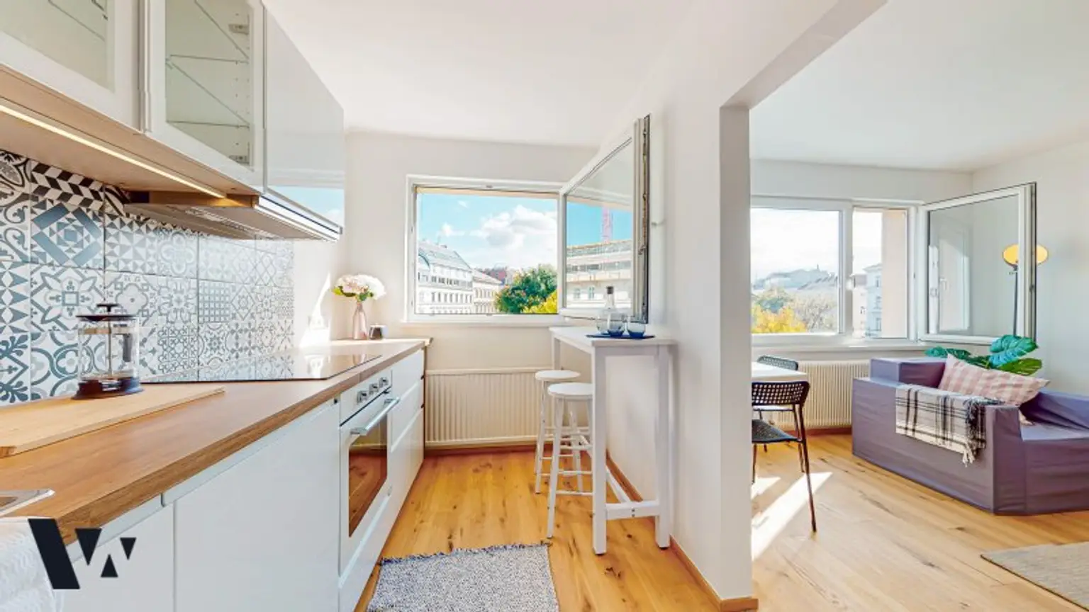 PARKBLICK AM HUNDSTURM | NEU RENOVIERTE 3-ZIMMERWOHNUNG MIT PARKPLATZ