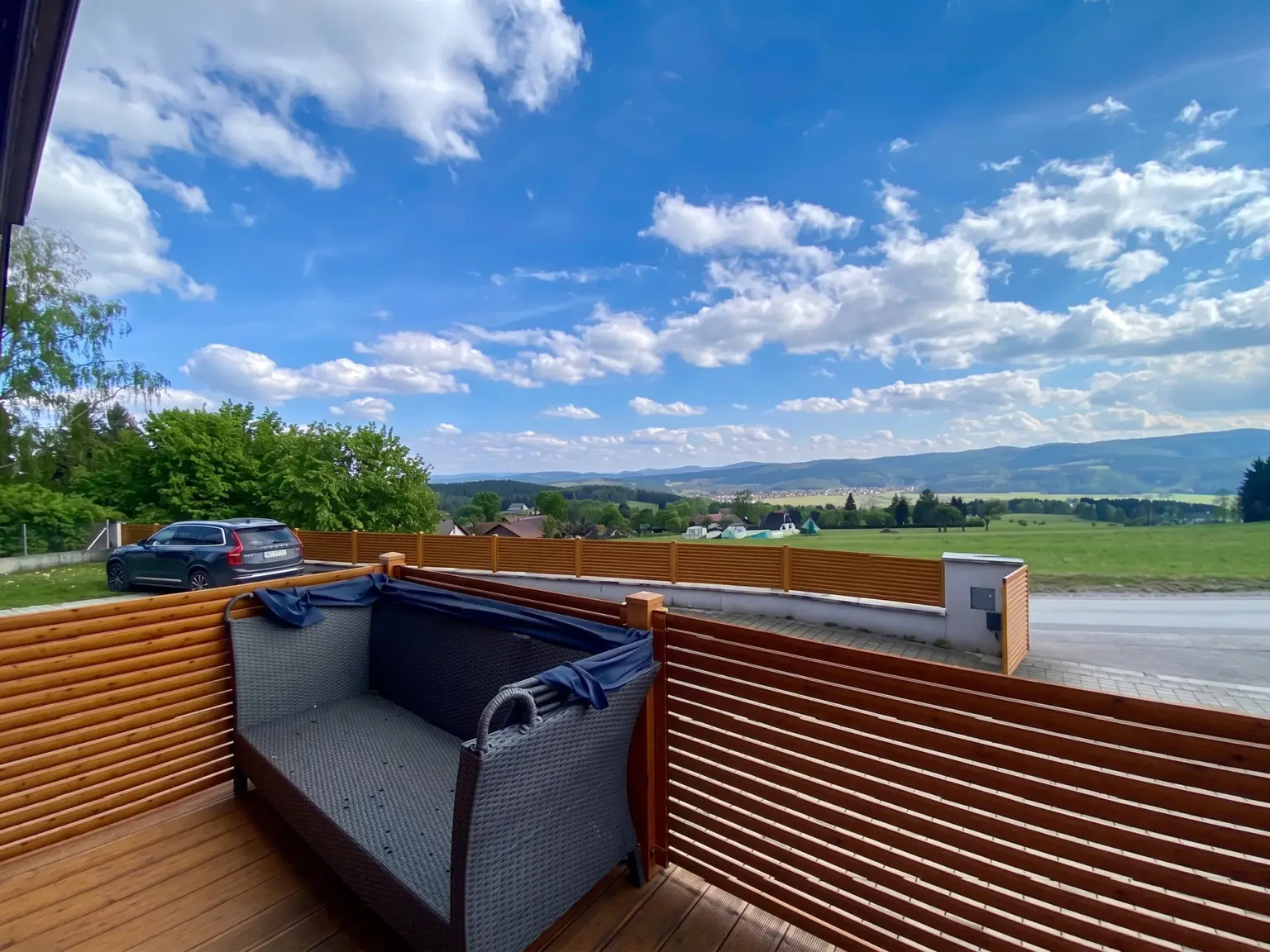 Ausblick von der Terrasse