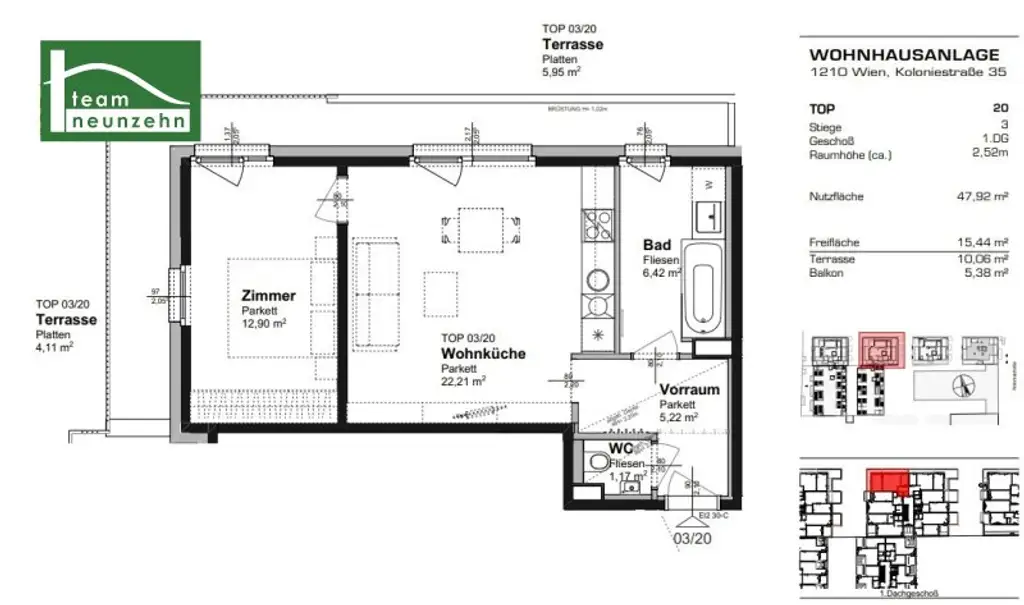 Neuwertige 2-Zimmer-Wohnung mit Balkon beim FAC-Platz – Nur 3 Minuten zur S-Bahn, verfügbar ab Sofort