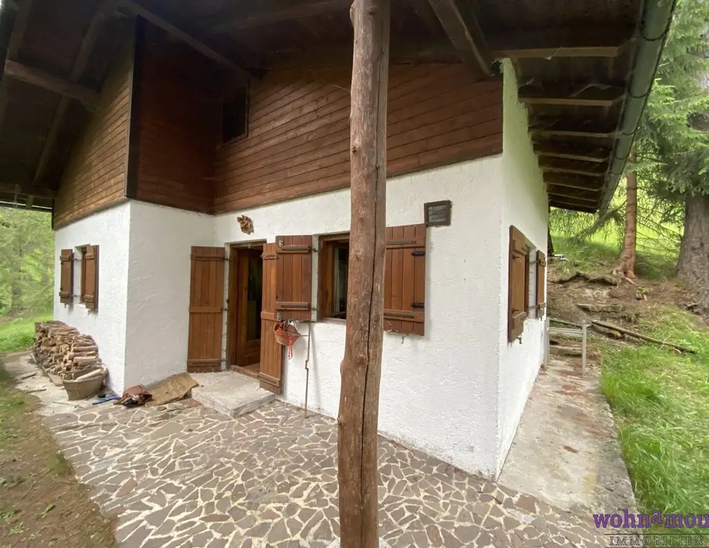 Für Sanierungskünstler: Hütte mit Freizeitwohnsitz zu verkaufen