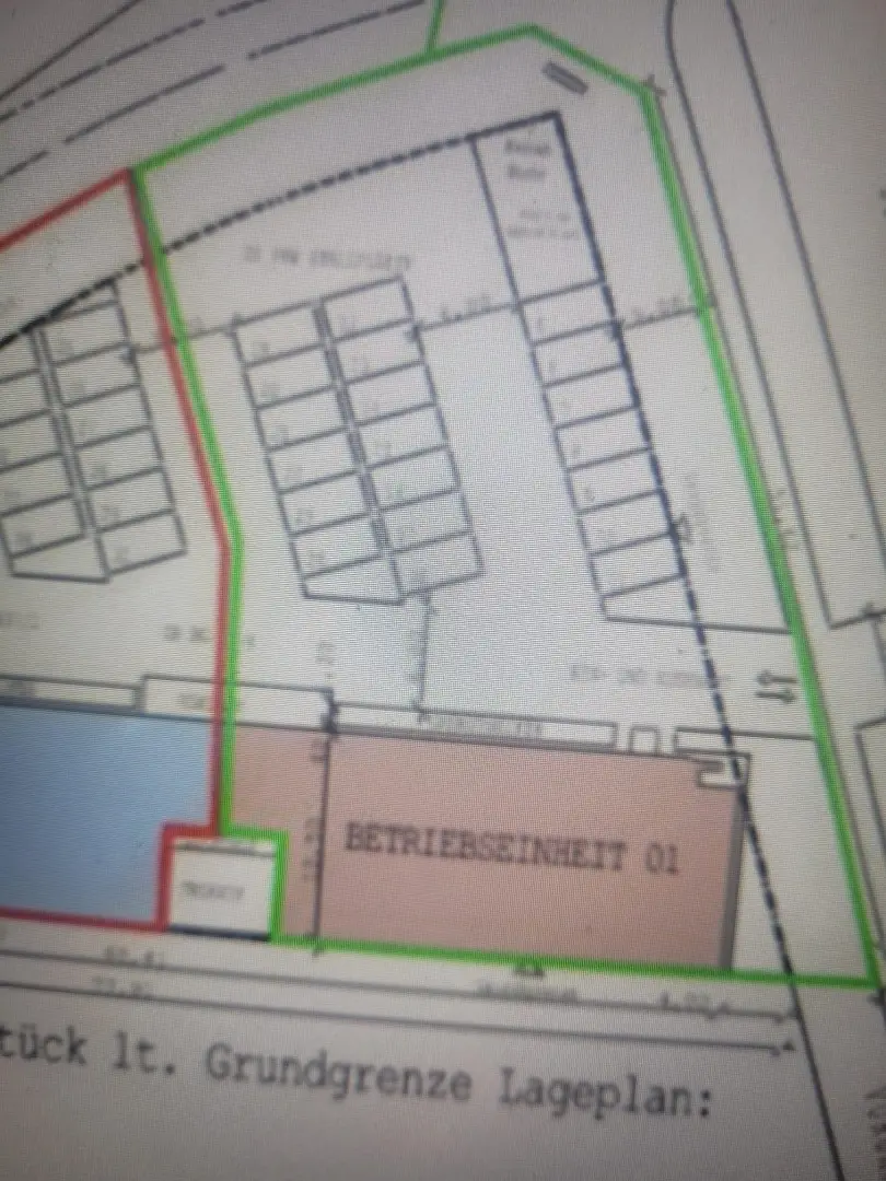Plan Grundstück