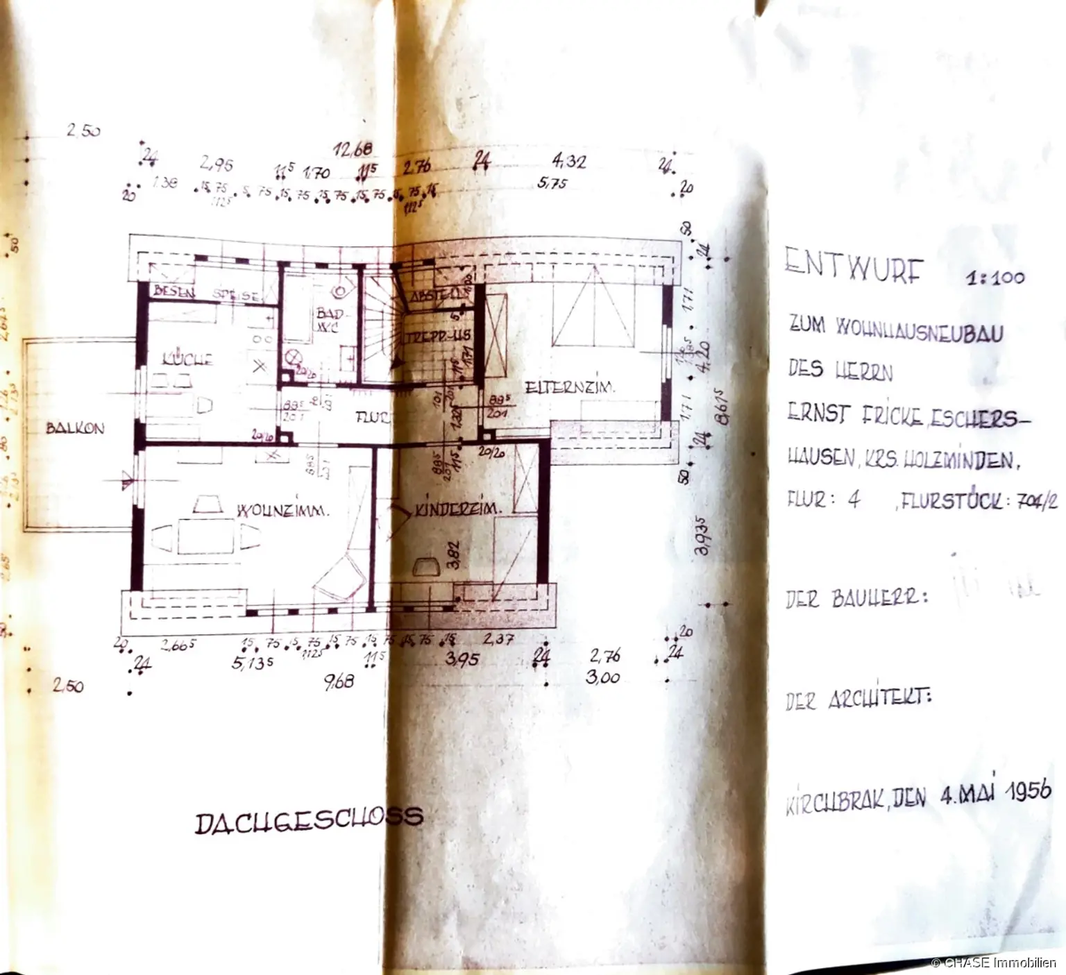 Dachgeschoss - Grundriss