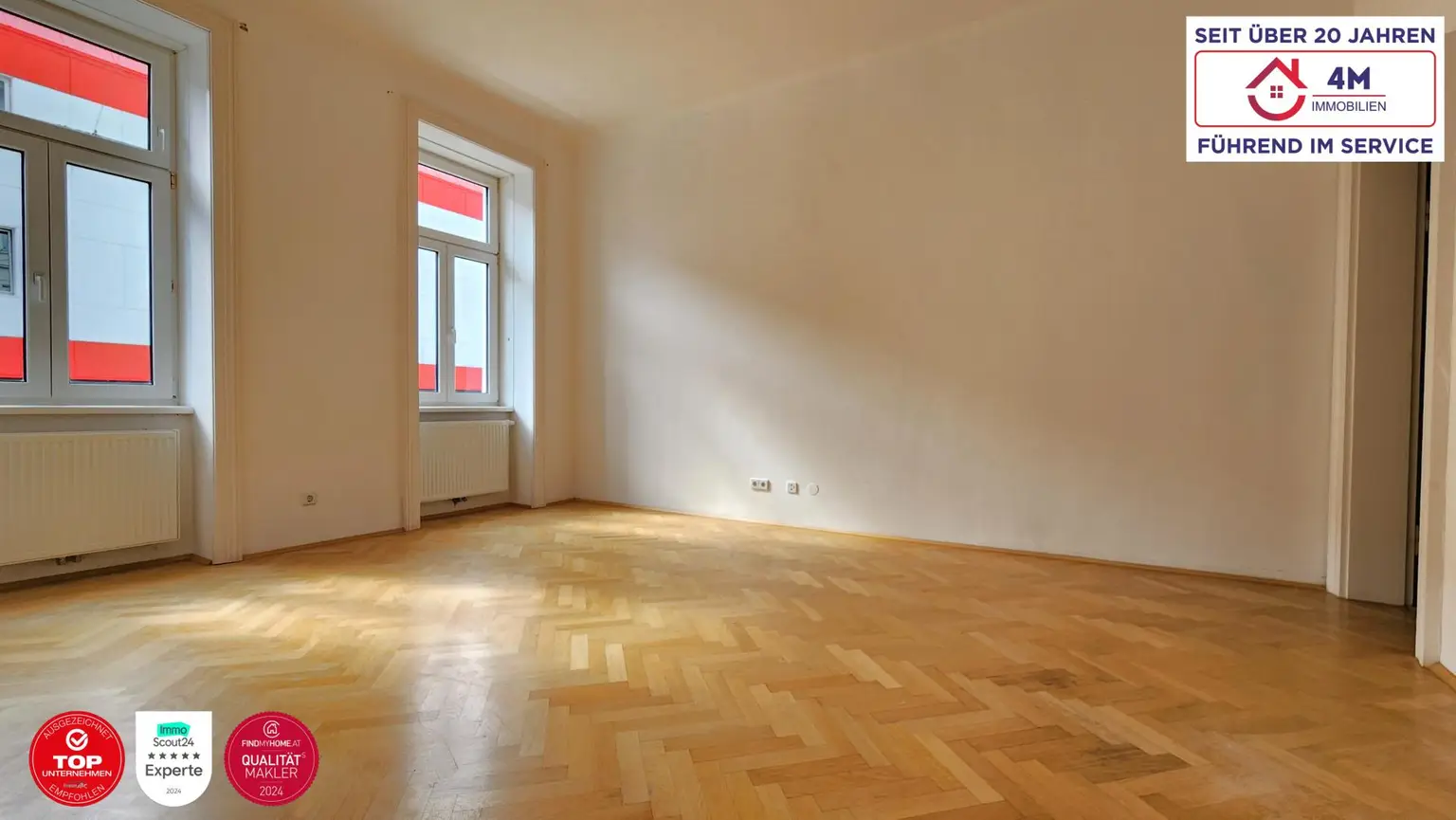 Sonnige & kernsanierte 2-Zimmer-Wohnung in klassischem Gründerzeithaus