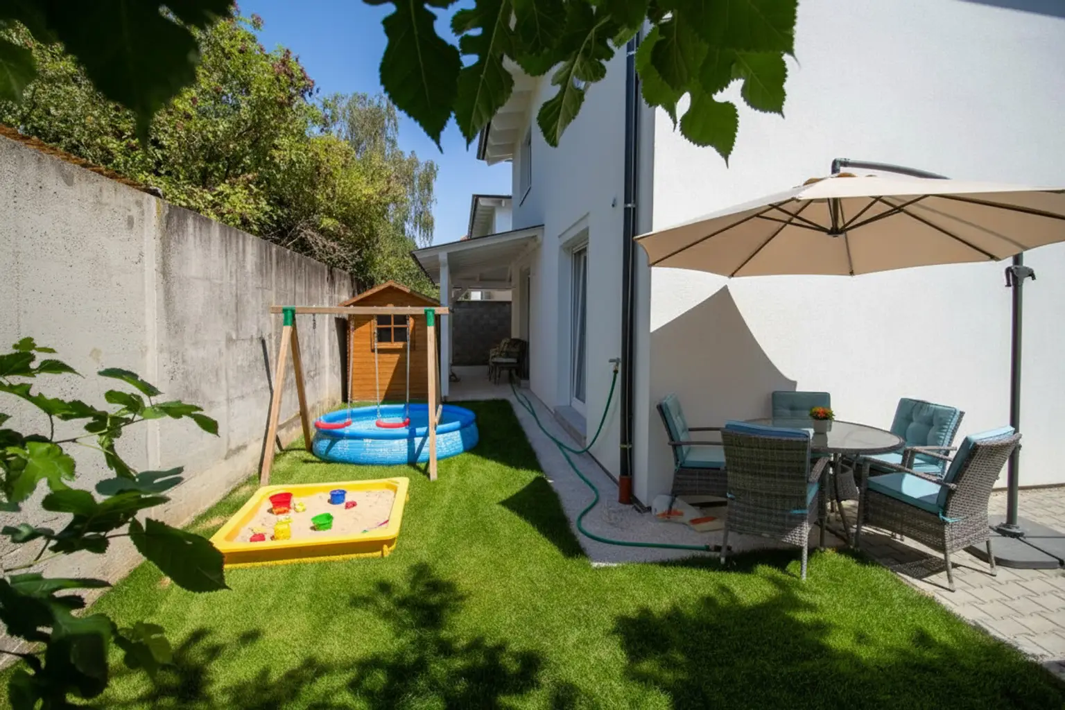 Gartenbereich: KI generierte Gartenutensilien
