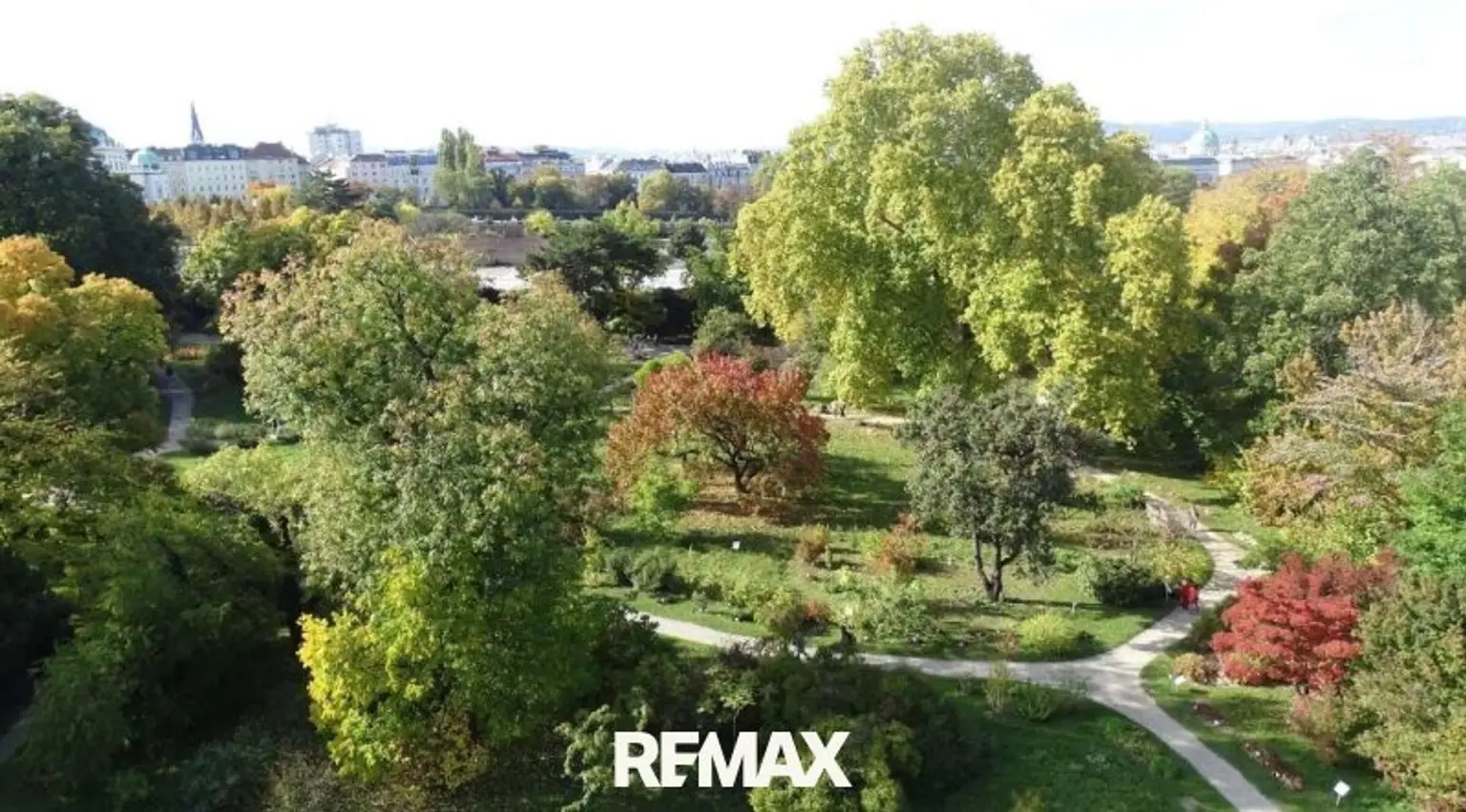 Blick auf den Botanischen Garten