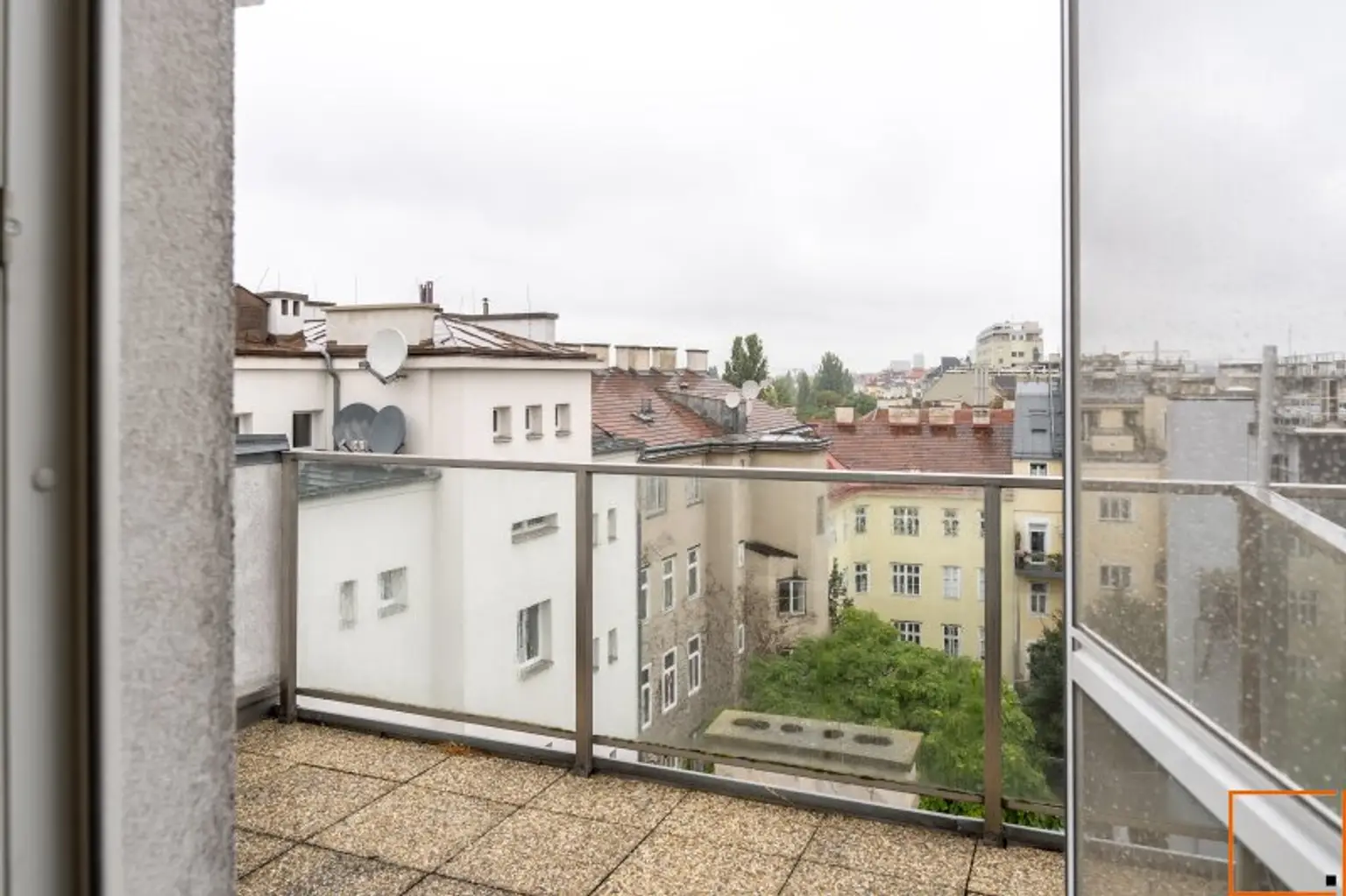 Ausblick von der Dachterrasse