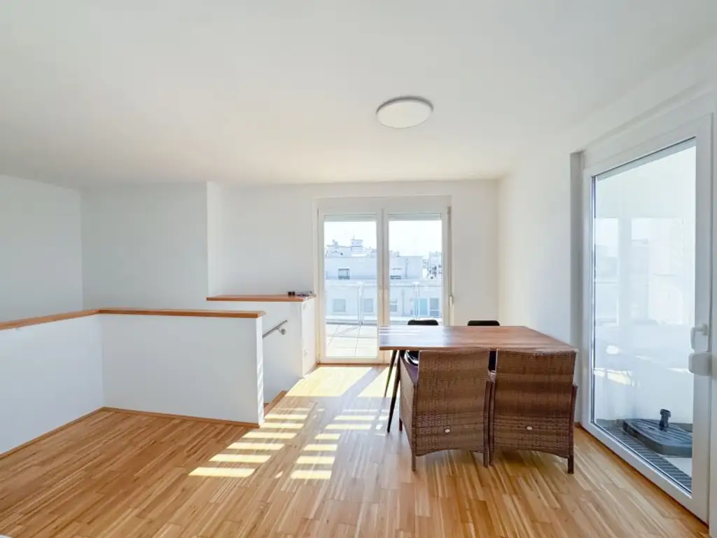 Exklusive 3-Zimmer-Maisonette mit traumhafter Terrassenfläche im Zentrum von Schwechat