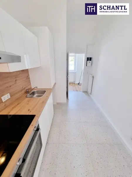 Altbauflair clever geplant - 3 Zimmer in kompakter Größe! Entzückende Altbauwohnung + Traumhaft schönes Haus + Perfekte Infrastrukur und Anbindung + Neue Einbauküche! Jetzt zugreifen!