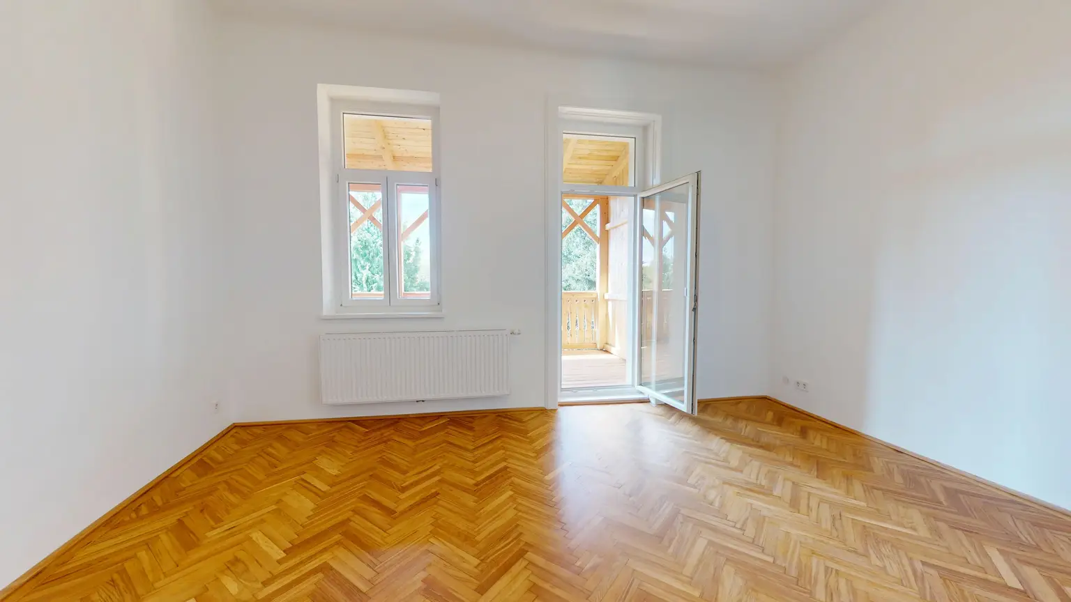 Fasangartengasse/Klimtgasse: Loggiawohnung - 2 1/2 Zimmer - Erstbezug - Unbefristet