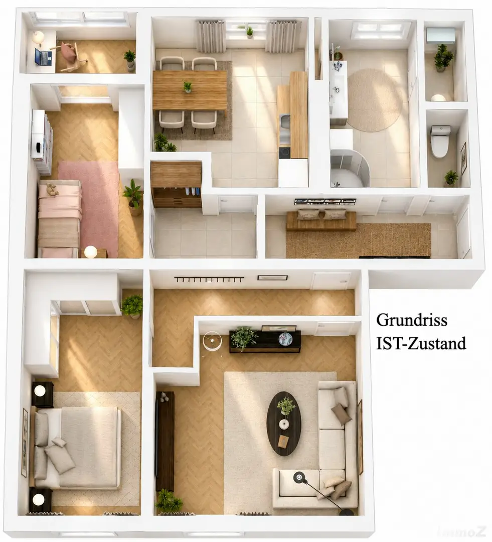 3D Grundriss Annenstraße