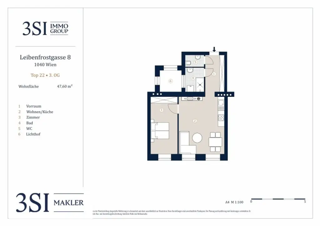 Sanierte 2-Zimmer-Stilaltbauwohnung mit Top-Anbindung