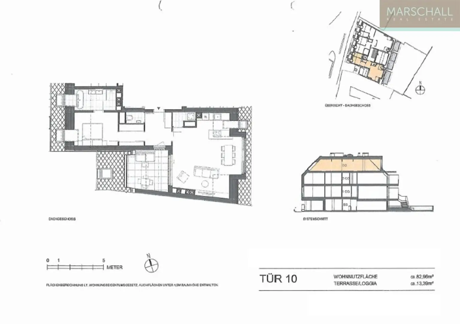 Hochwertig ausgestattete Penthousewohnung mit Terrasse in Toplage