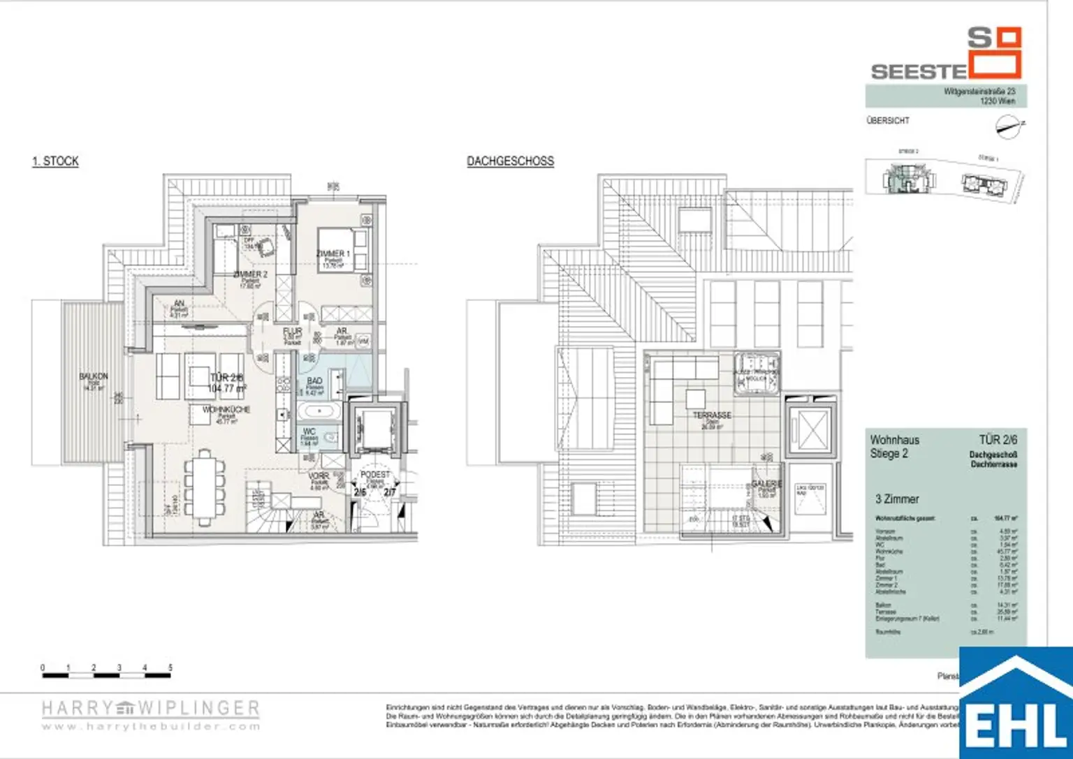 Traumlage – Erstbezug mit Terrasse & Balkon