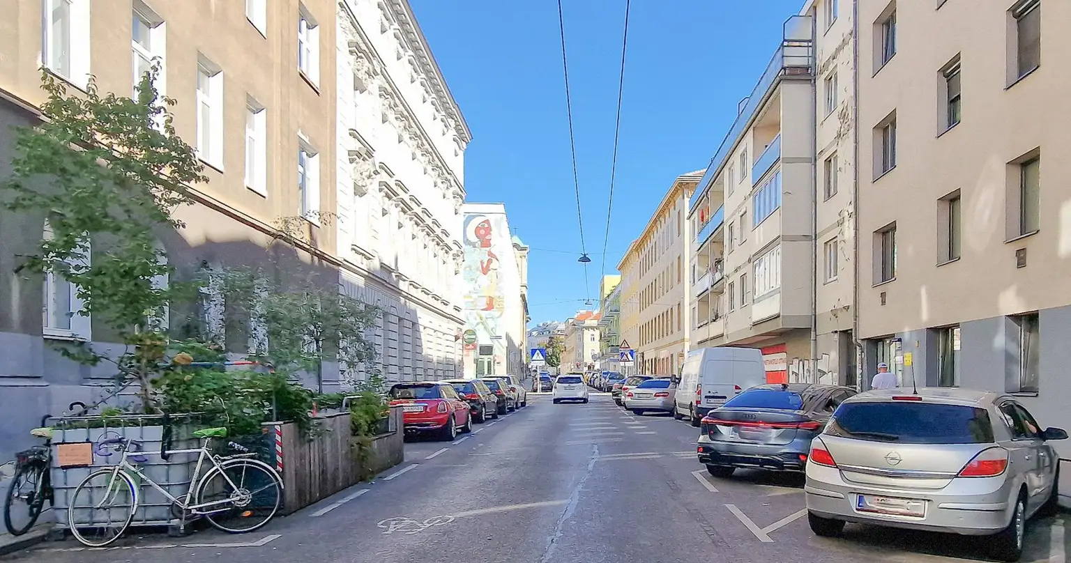 Eigentumswohnung mit Garage in ausgezeichneter Lage nahe Brunnenmarkt. Top Verkehrsanbindung und Infrastruktur