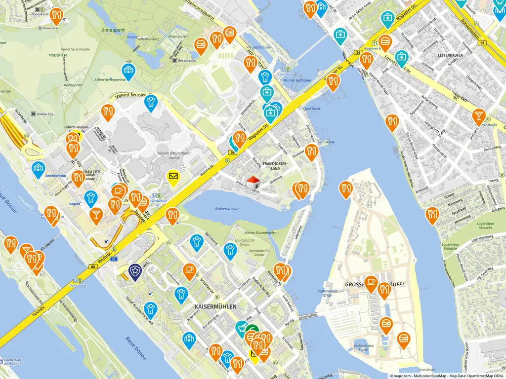 Etagenwohnung nahe Uno City