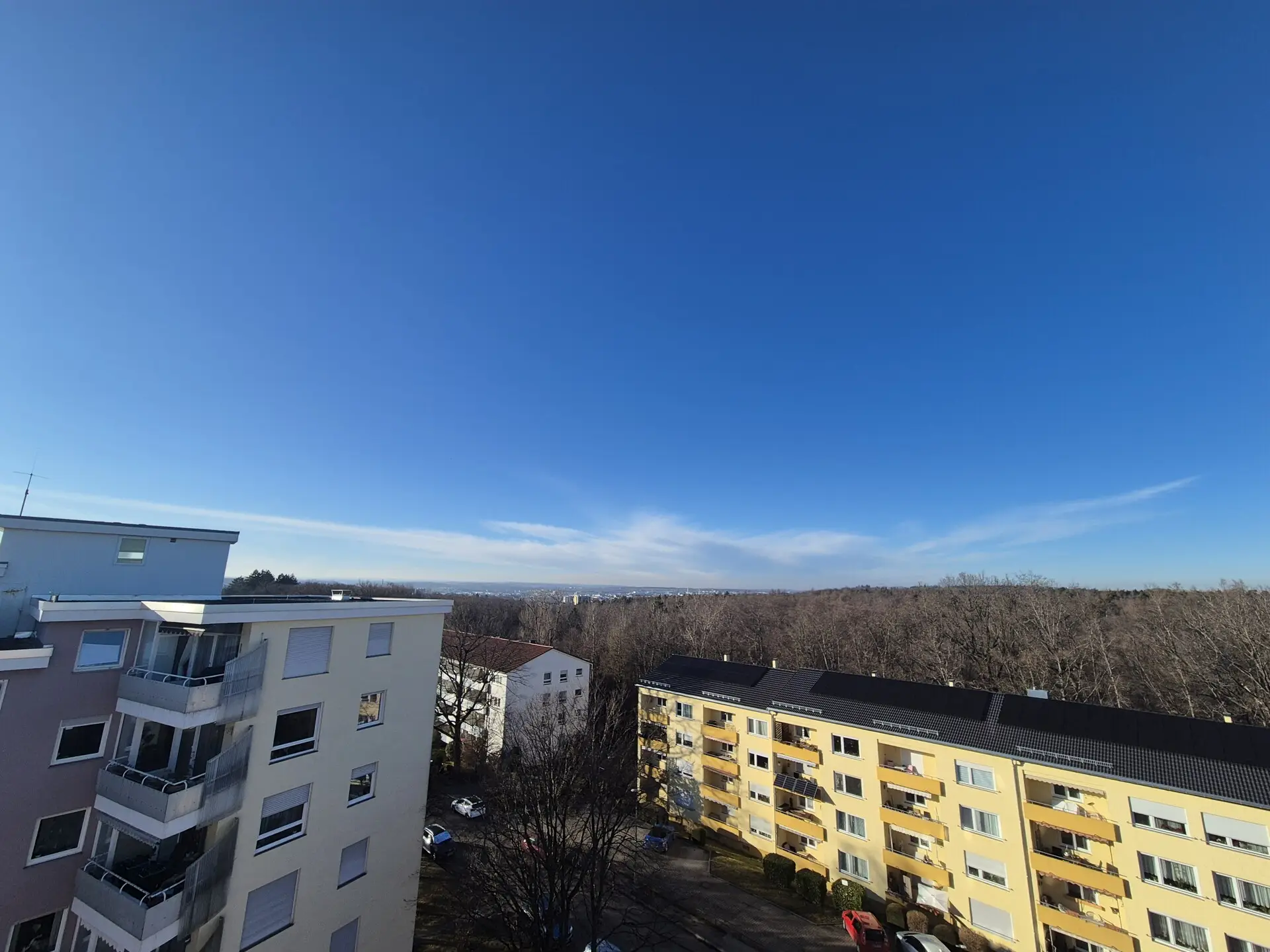 Aussicht vom Wohnzimmer aus